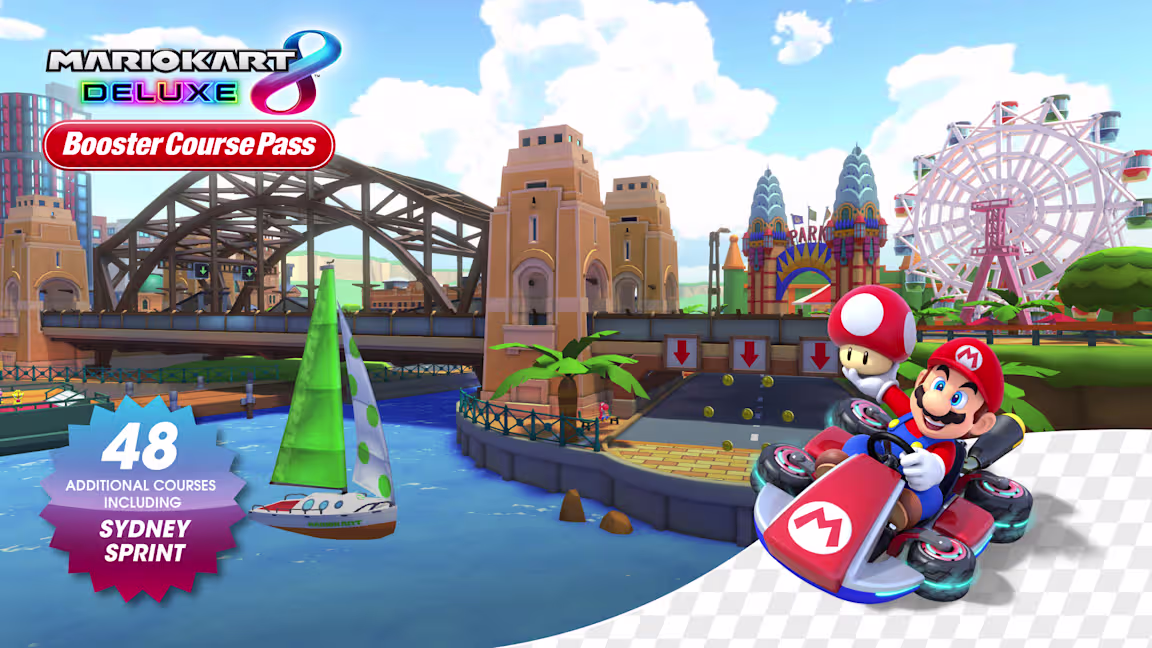 Mario Kart 8 Deluxe Booster Course Pass dengan 48 lintasan tambahan