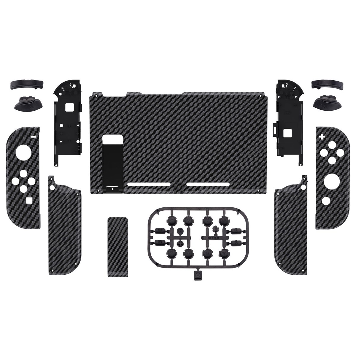 Console Shell Graphite Carbon Fiber