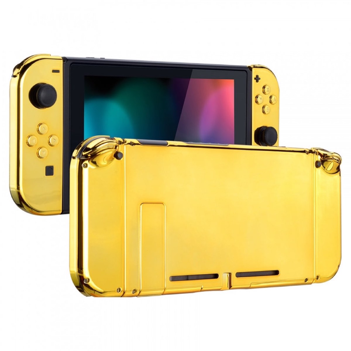 Console Shell Chrome Gold