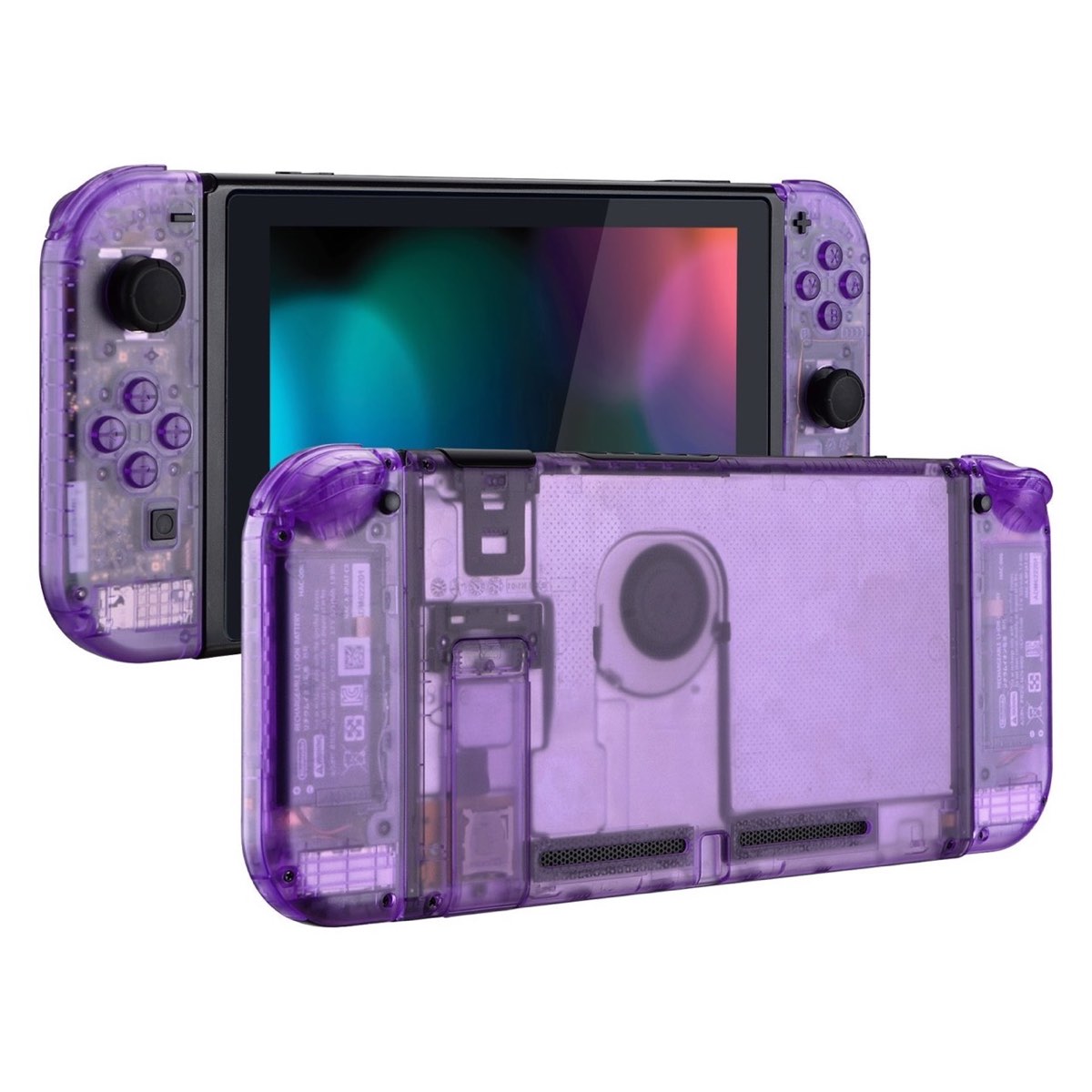 Console Shell Clear Atomic Purple