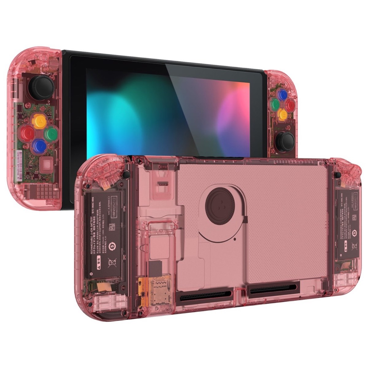 Console Shell Crystal Cherry Pink