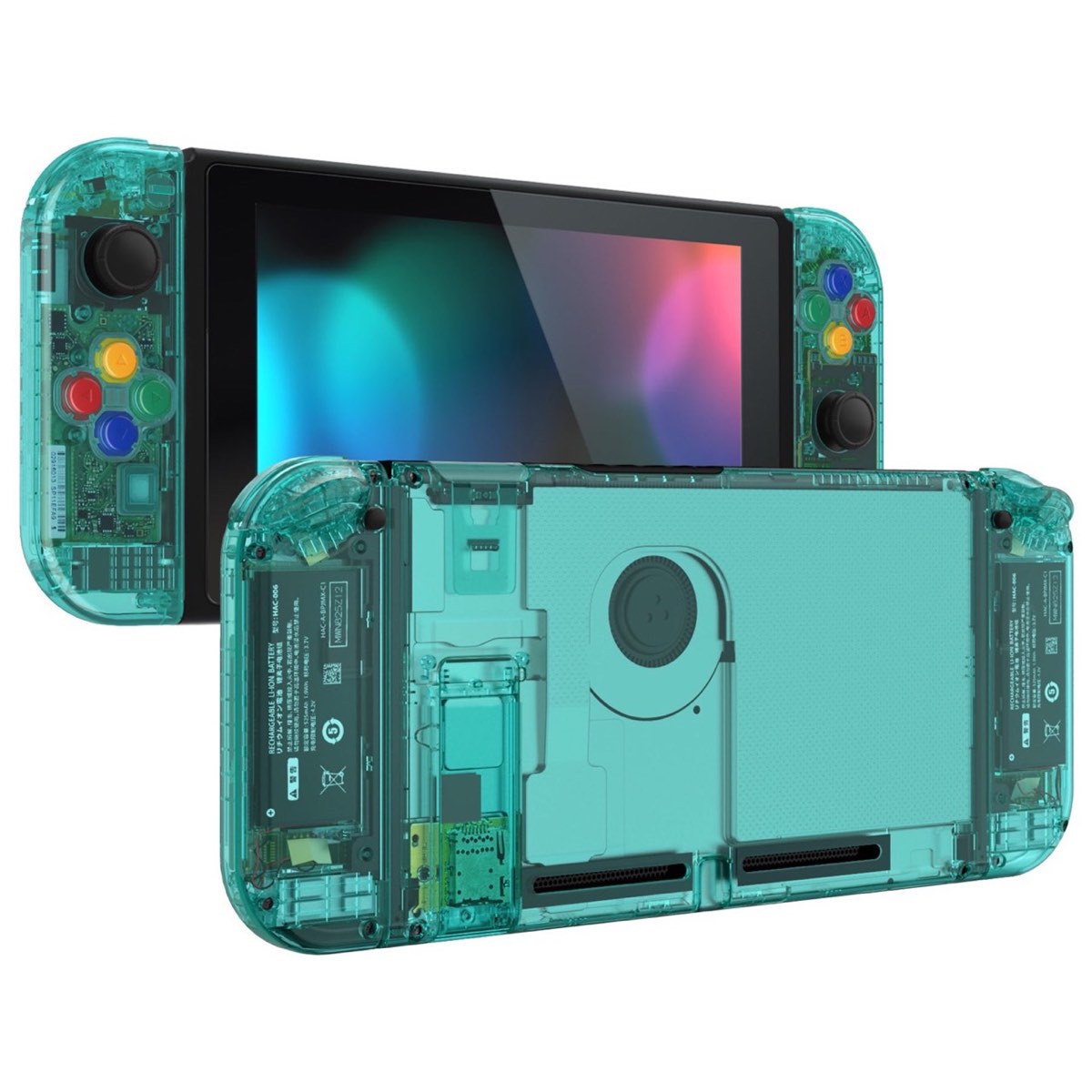 Console Shell Crystal Emerald Green
