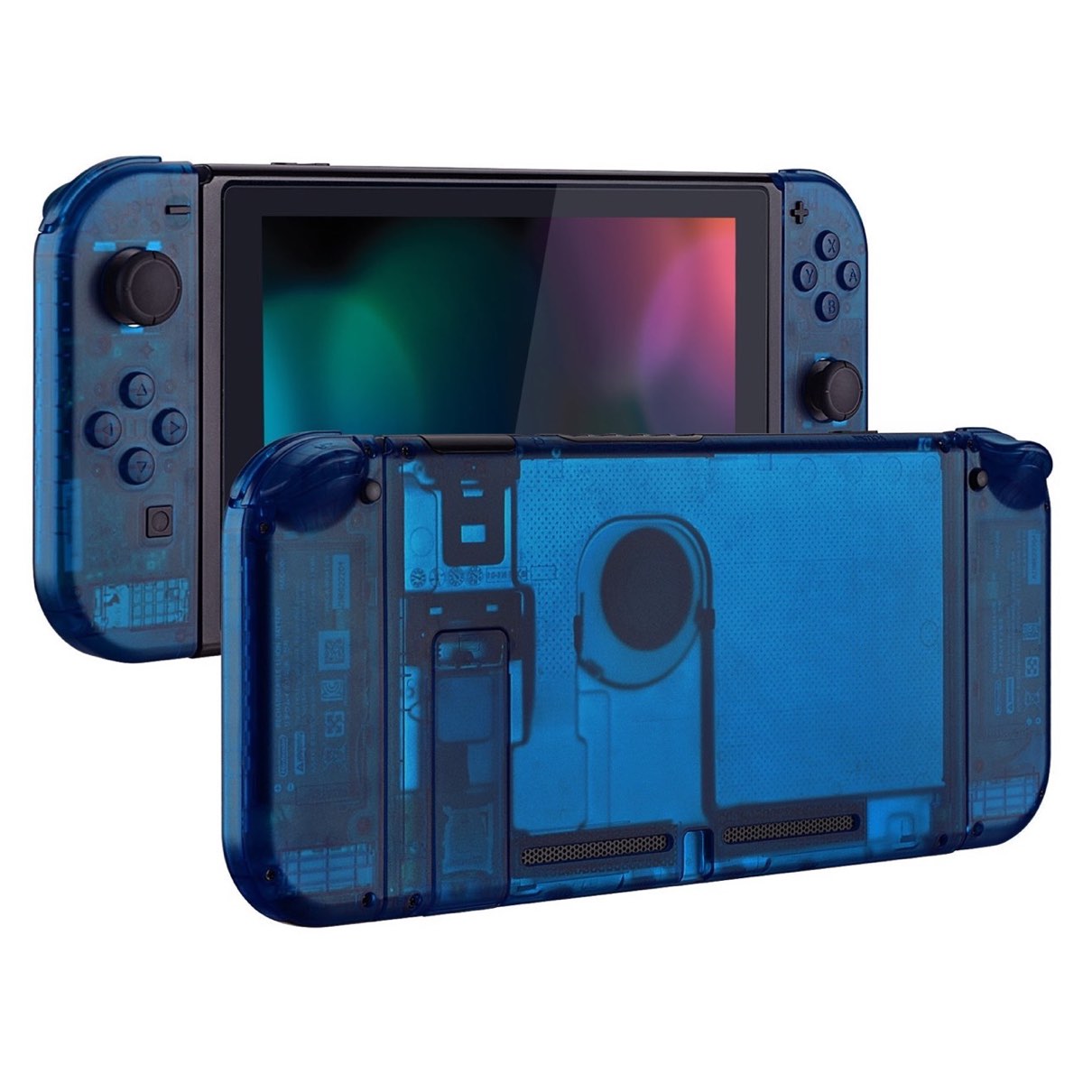 Console Shell Clear Blue