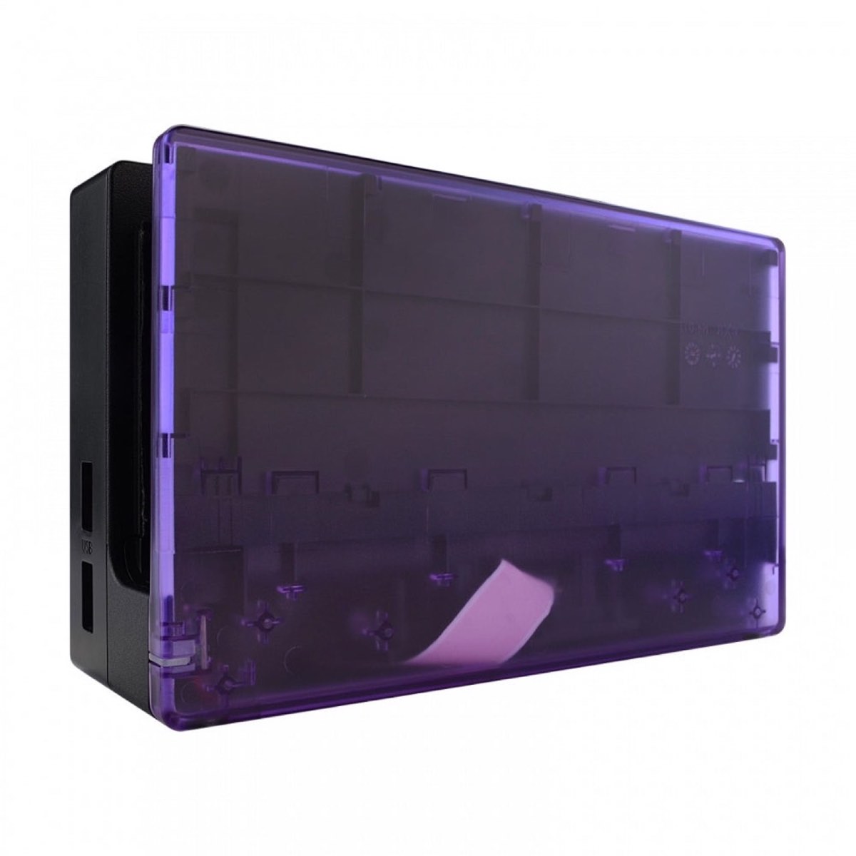Dock Faceplate Clear Atomic Purple