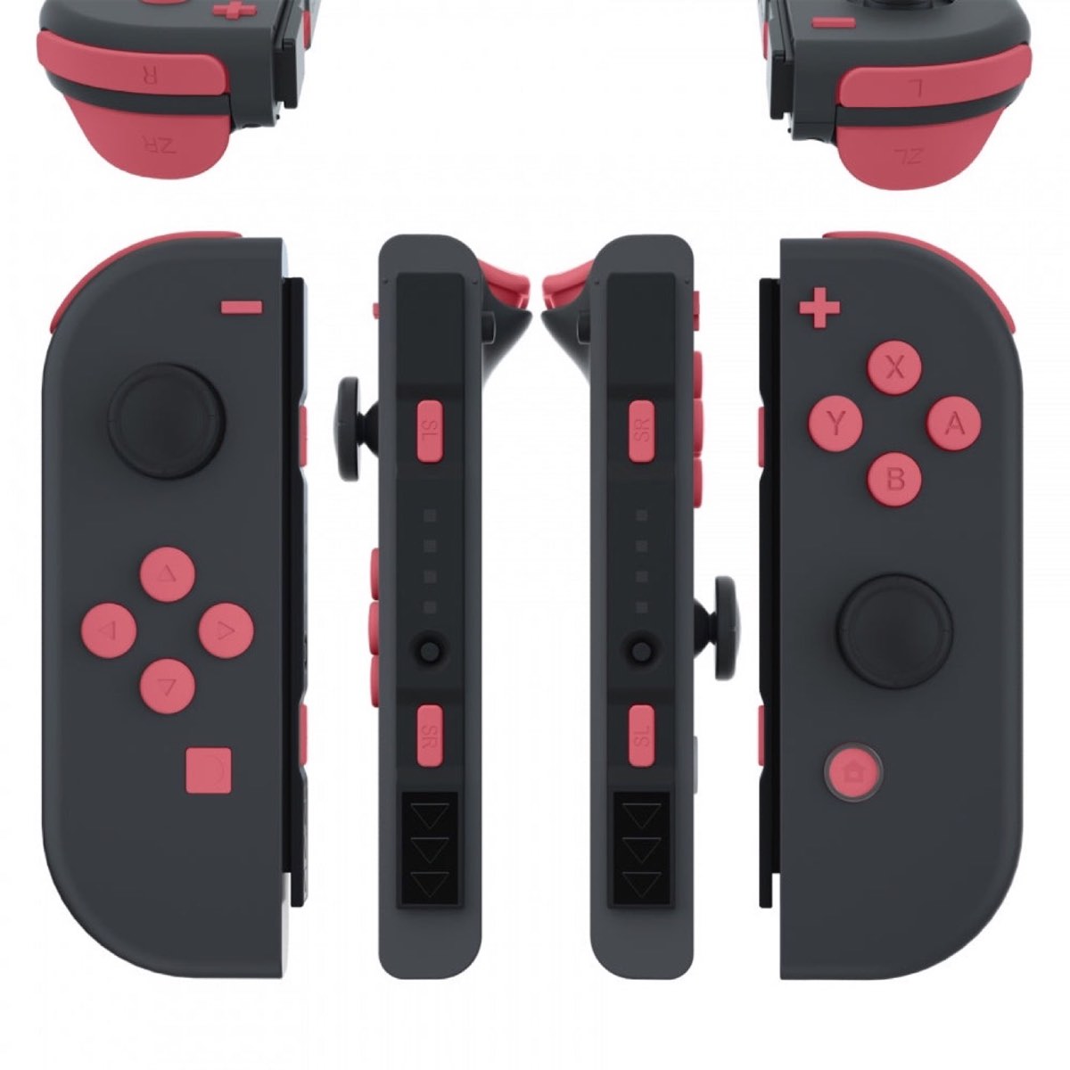 Joy-Con Buttons Indian Red