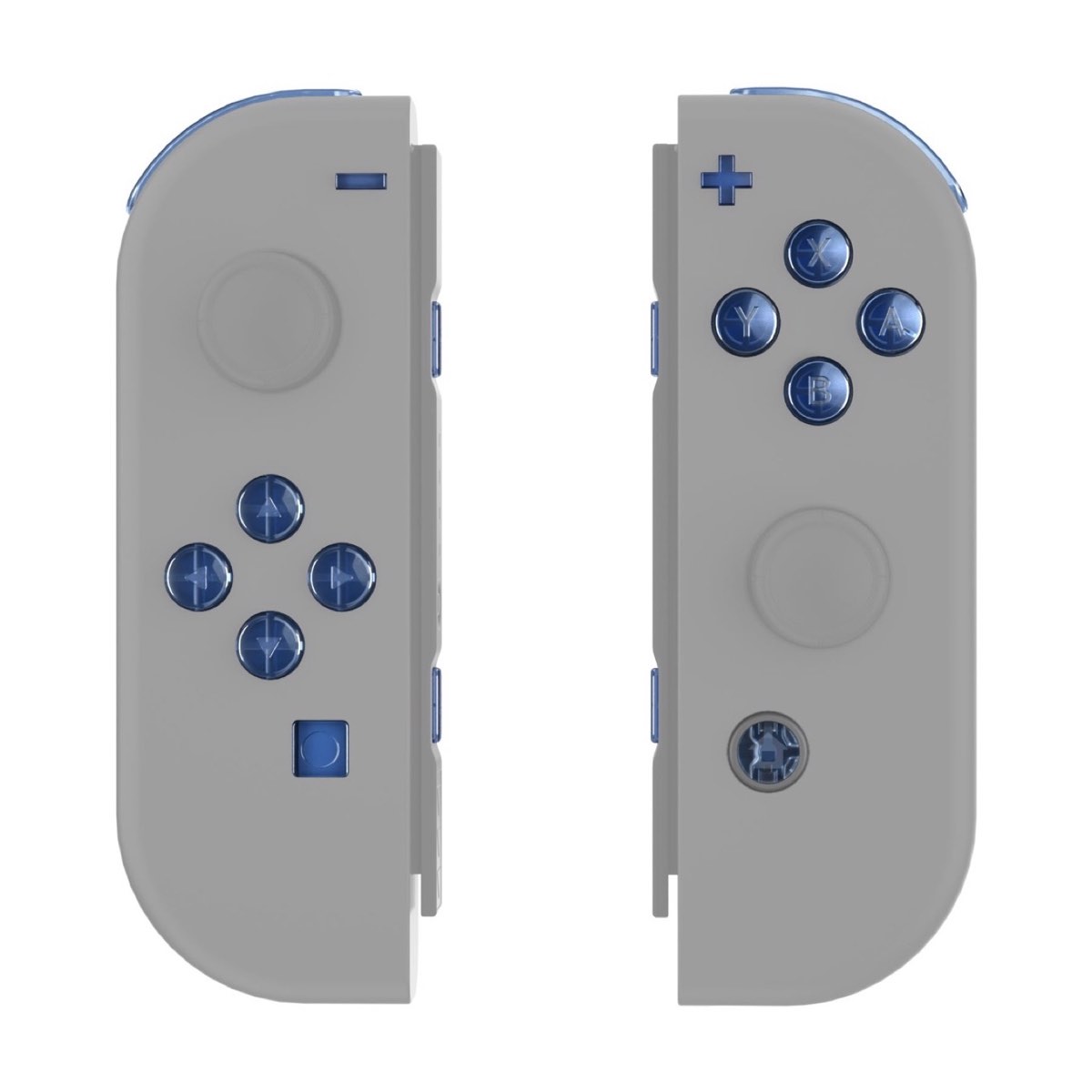 Joy-Con Buttons Crystal Clear Light Blue