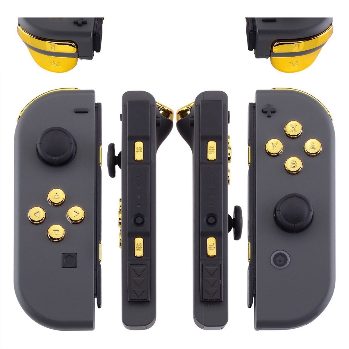 Joy-Con Buttons Chrome Gold Glossy