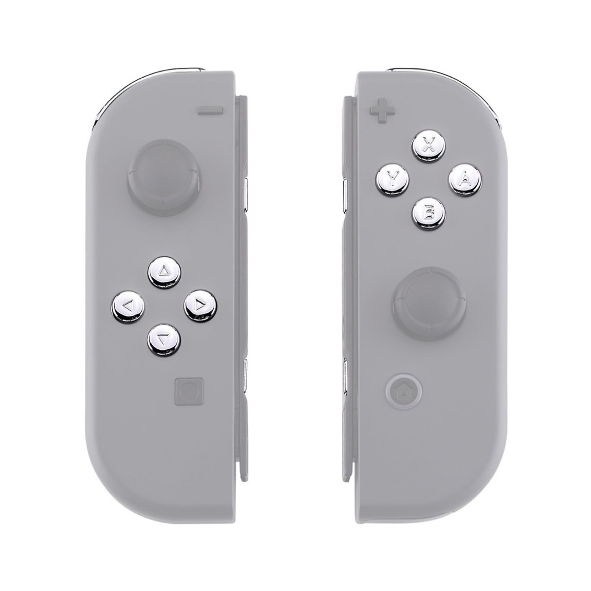 Joy-Con Buttons Chrome Silver Glossy
