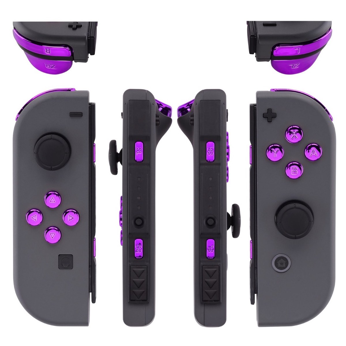 Joy-Con Buttons Chrome Purple Glossy