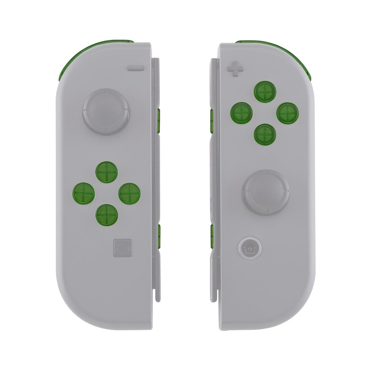Joy-Con Buttons Transparent Clear Green