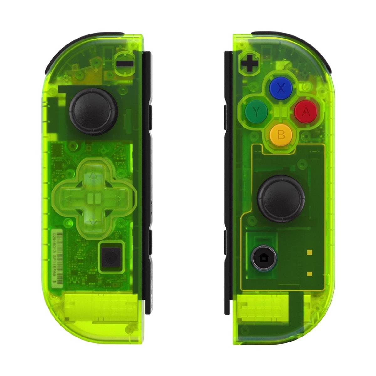 Joy-Con D-Pad Shell Clear Lime Green