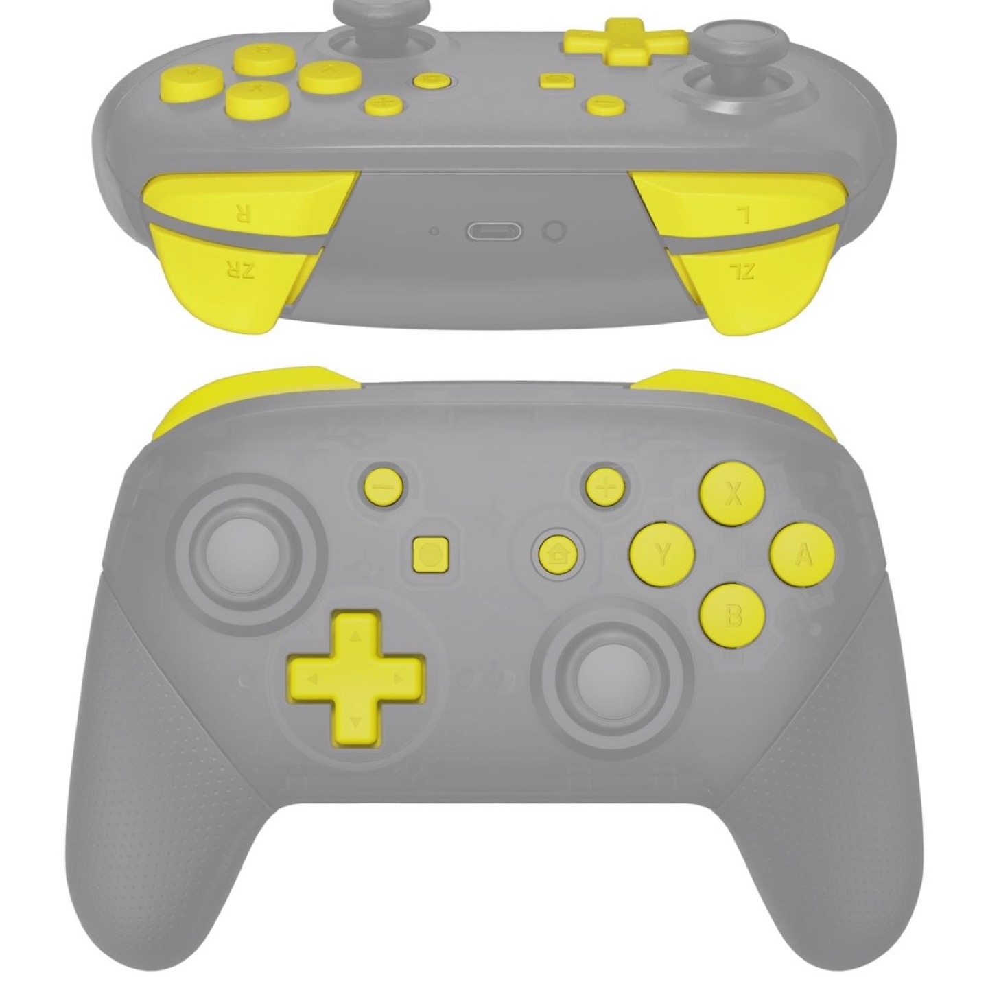 Pro Controller Buttons Sunflower Yellow