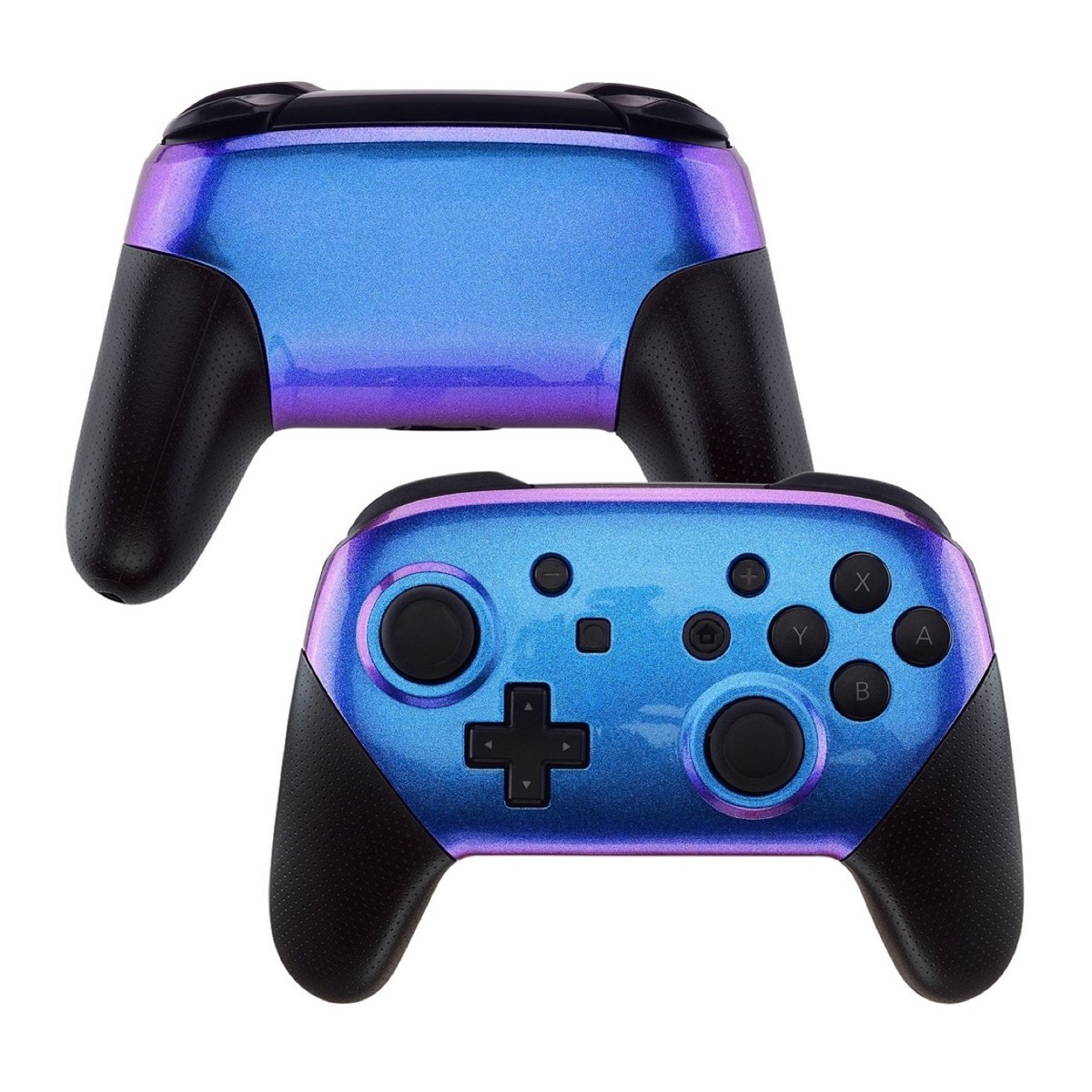 Pro Controller Faceplate & Backplate Chameleon Purple Blue