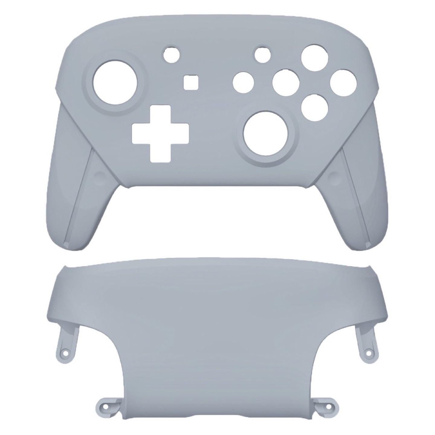 Pro Controller Faceplate & Backplate New Hope Gray
