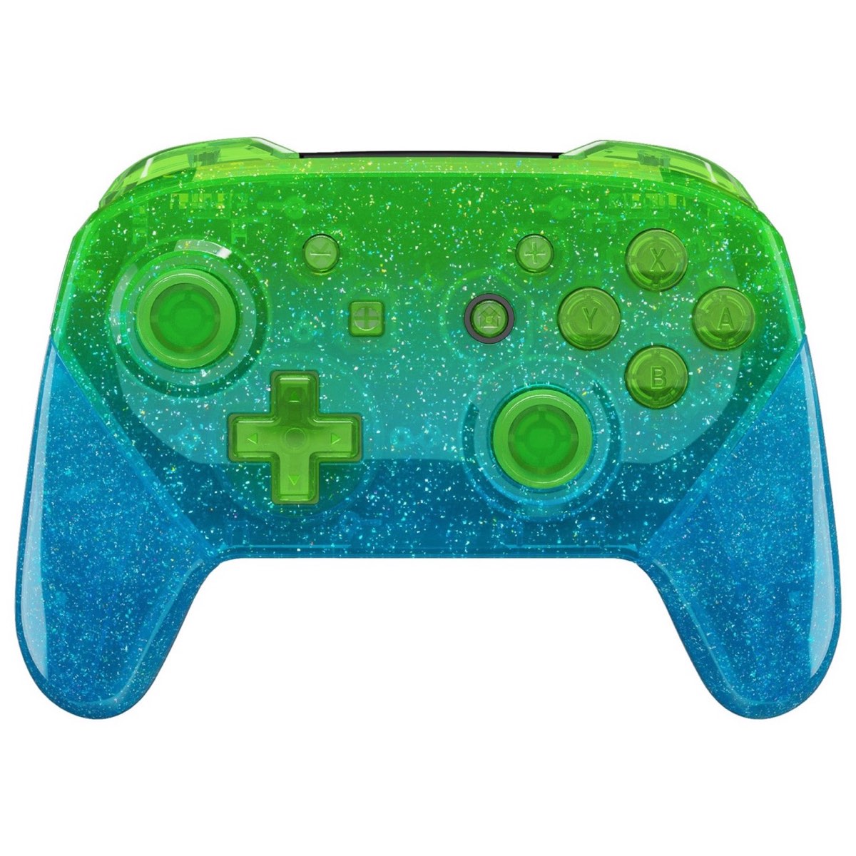 Pro Controller Full Set Glitter Green Blue