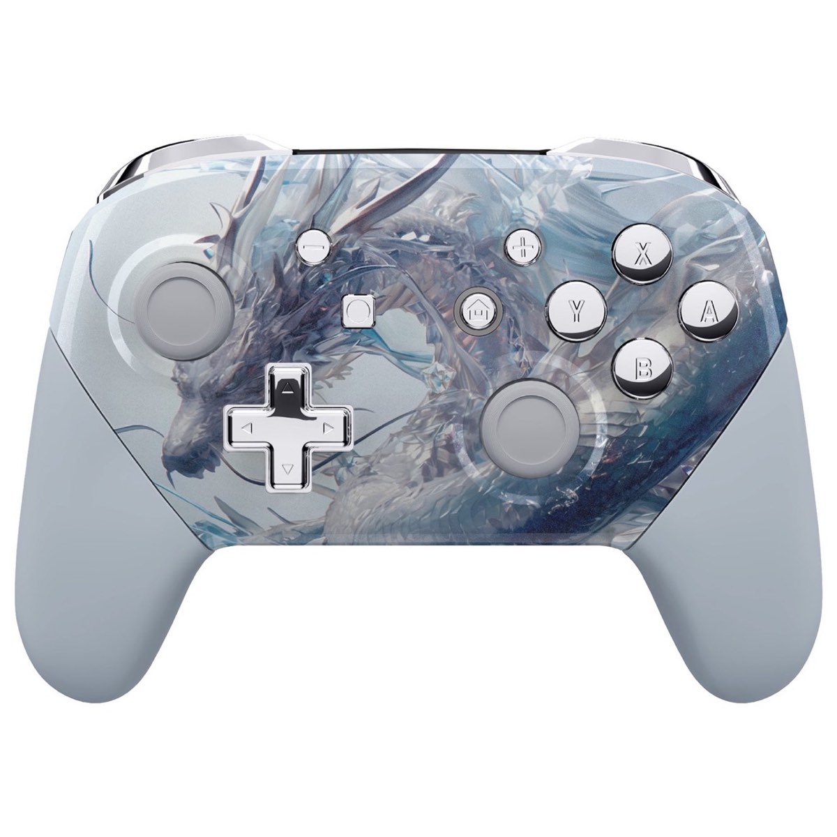 Pro Controller Full Set Crystal Dragon