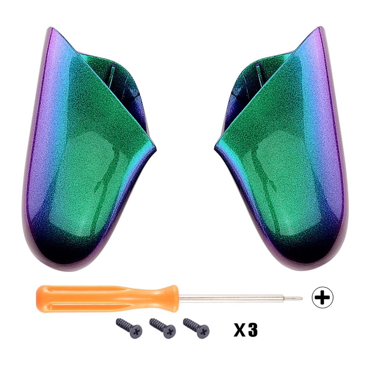 Pro Controller Handle Grips Chameleon Green Purple
