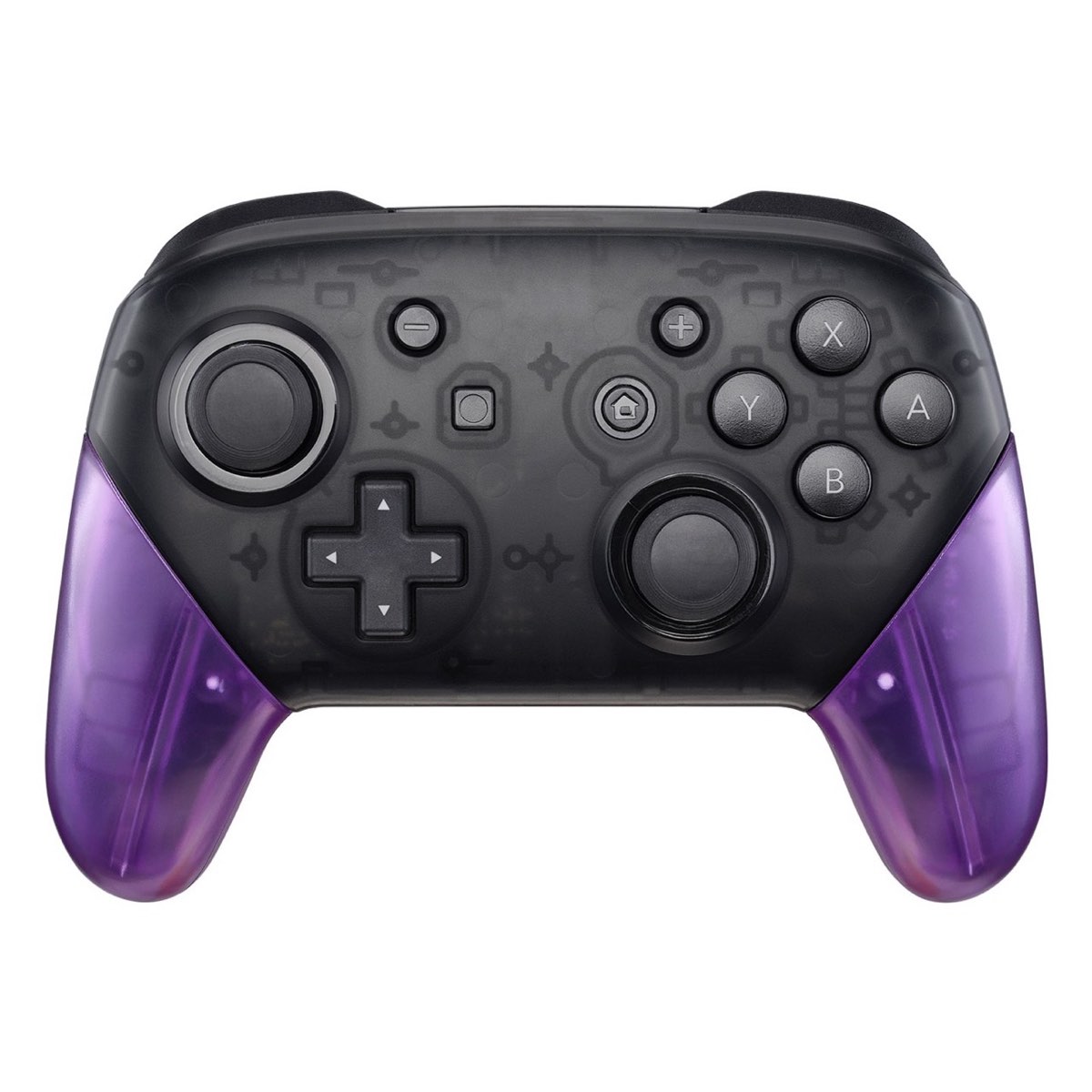 Pro Controller Handle Grips Clear Atomic Purple