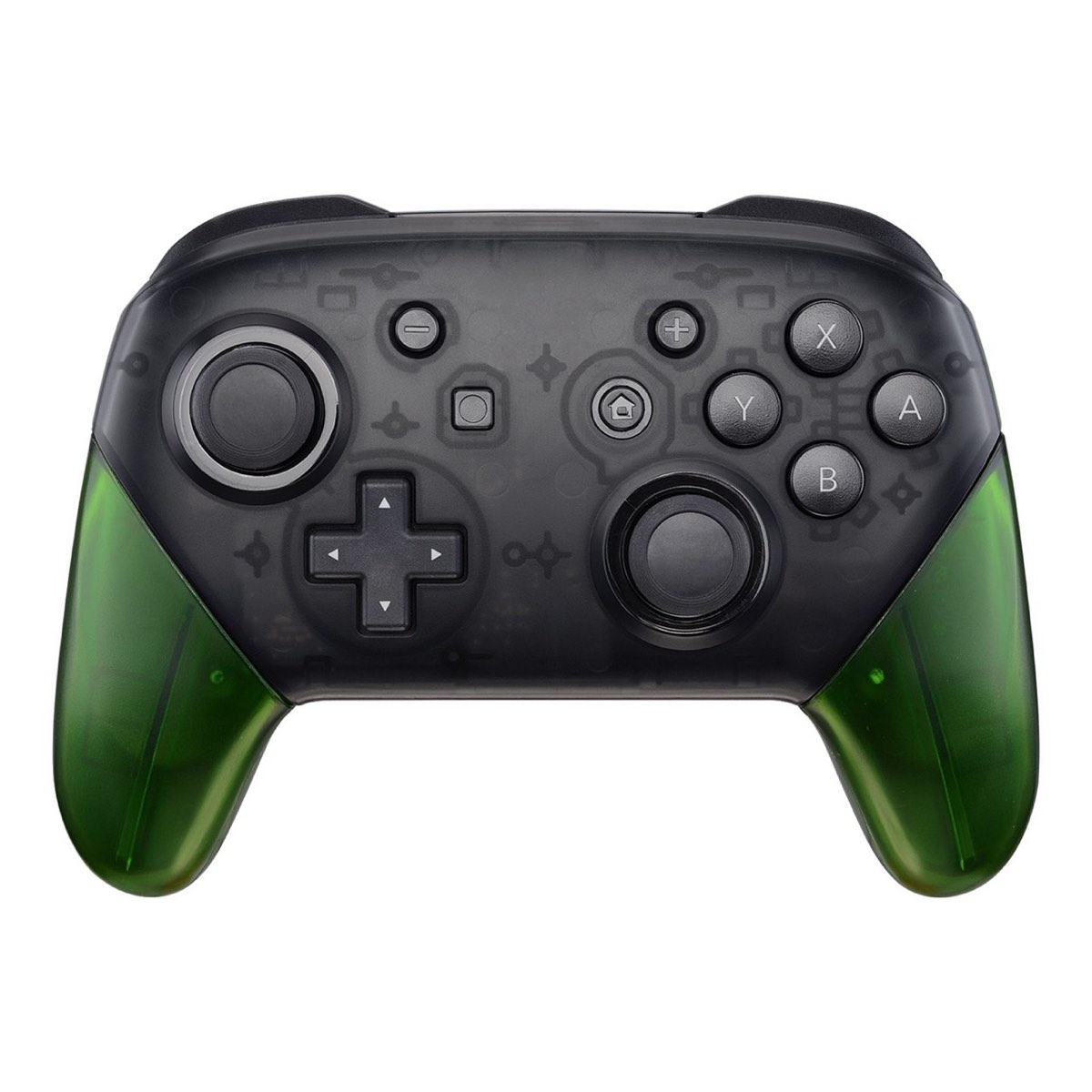 Pro Controller Handle Grips Transparent Clear Green
