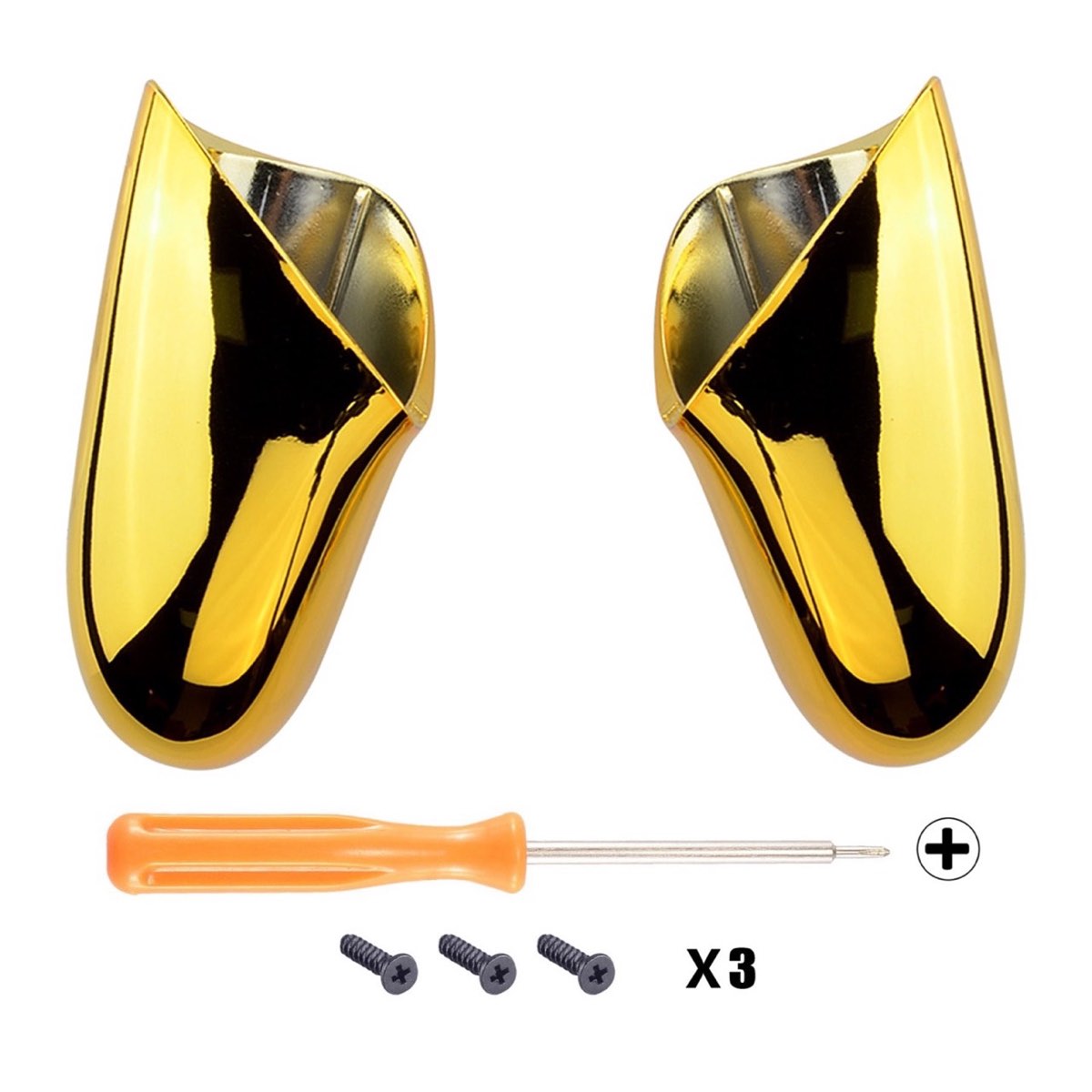 Pro Controller Handle Grips Chrome Gold