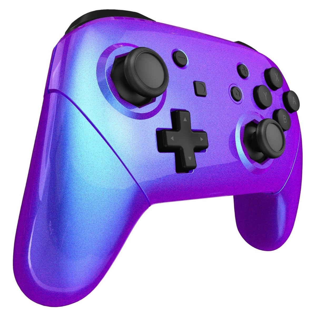 Pro Controller Octagonal Shell Chameleon Purple Blue