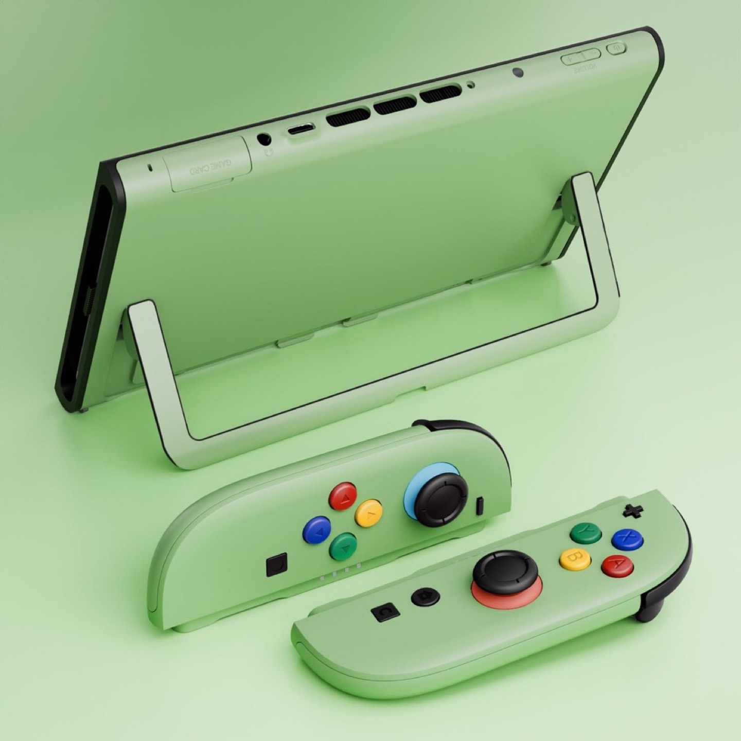 Console Deluxe Shell Matcha Green