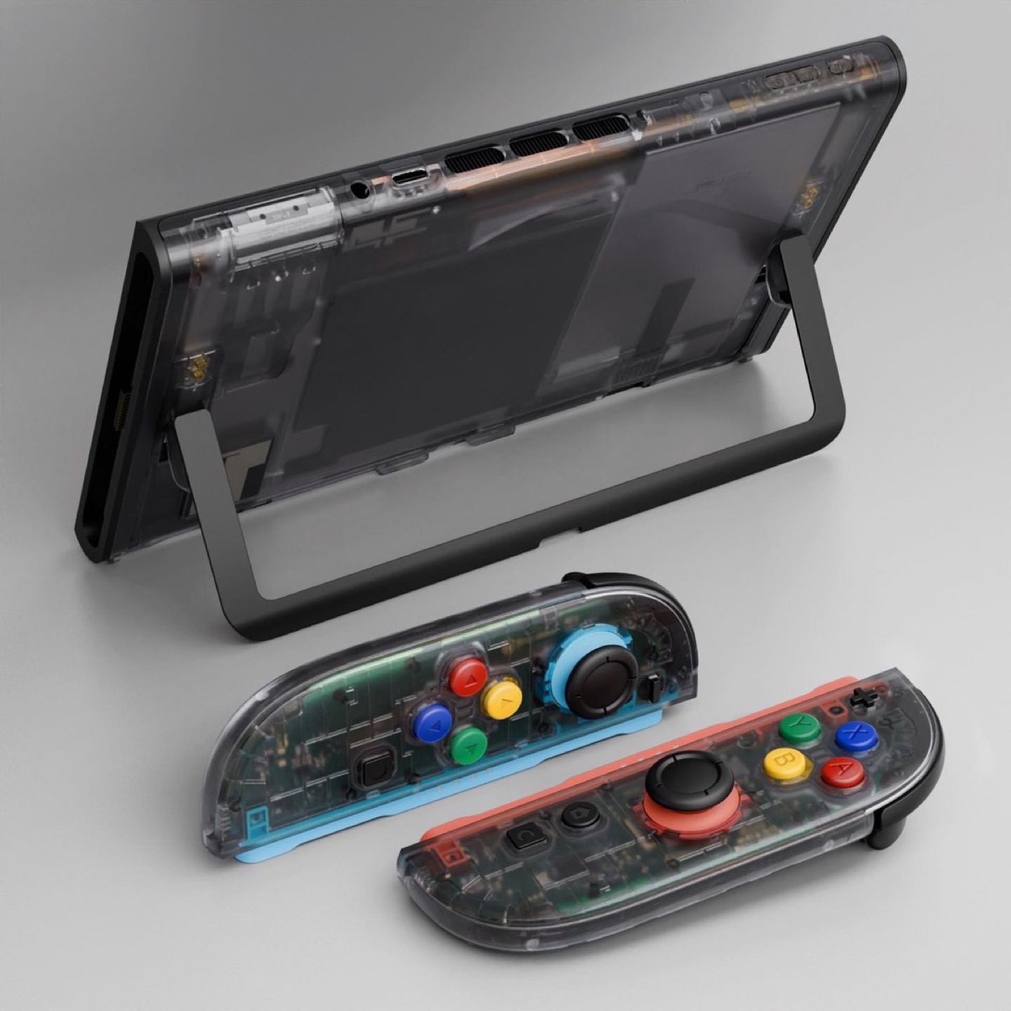 Console Essence Shell Clear Slate Black