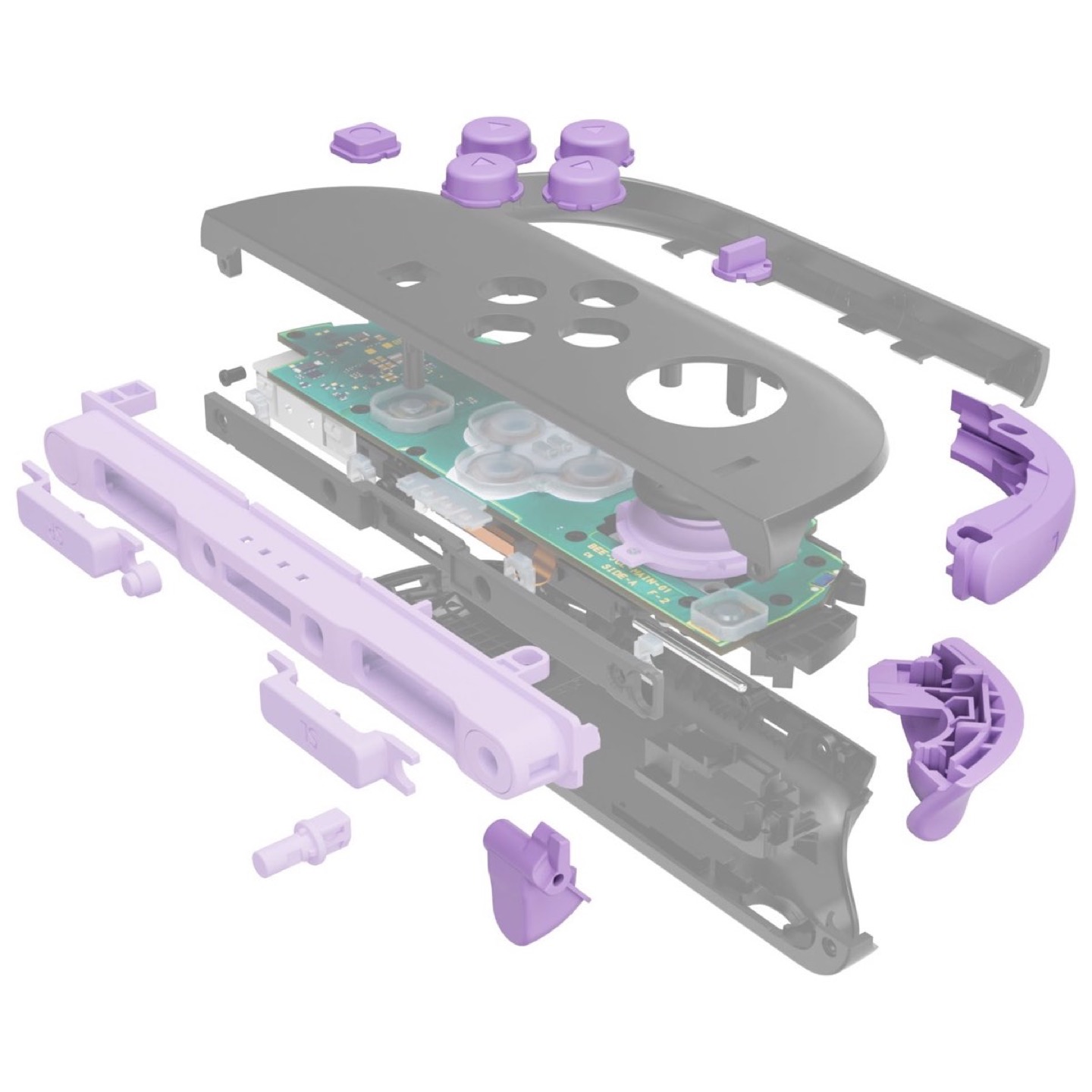 Tombol Joy-Con 2 Purple Green