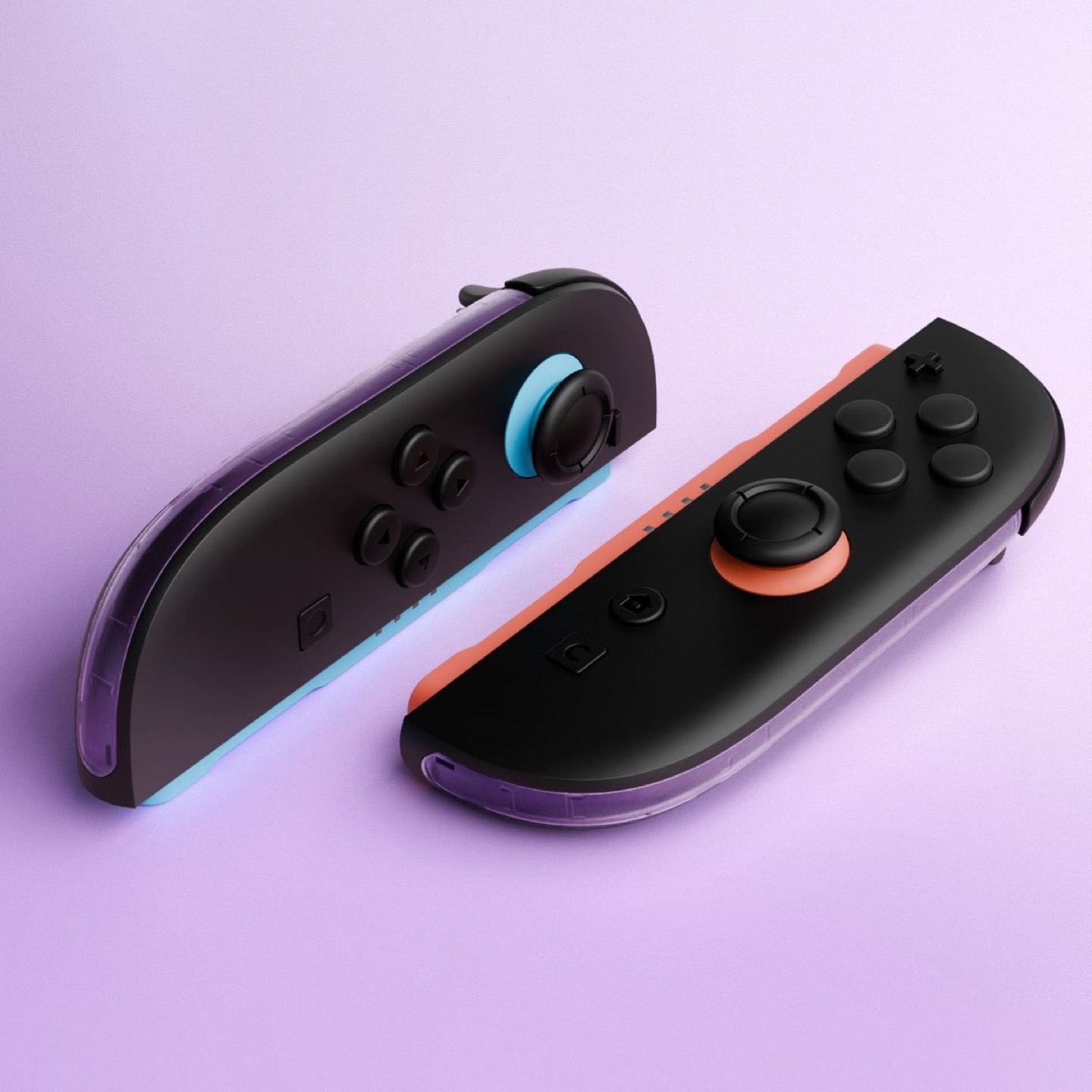 Joy-Con 2 Decorative Strip Clear Atomic Purple