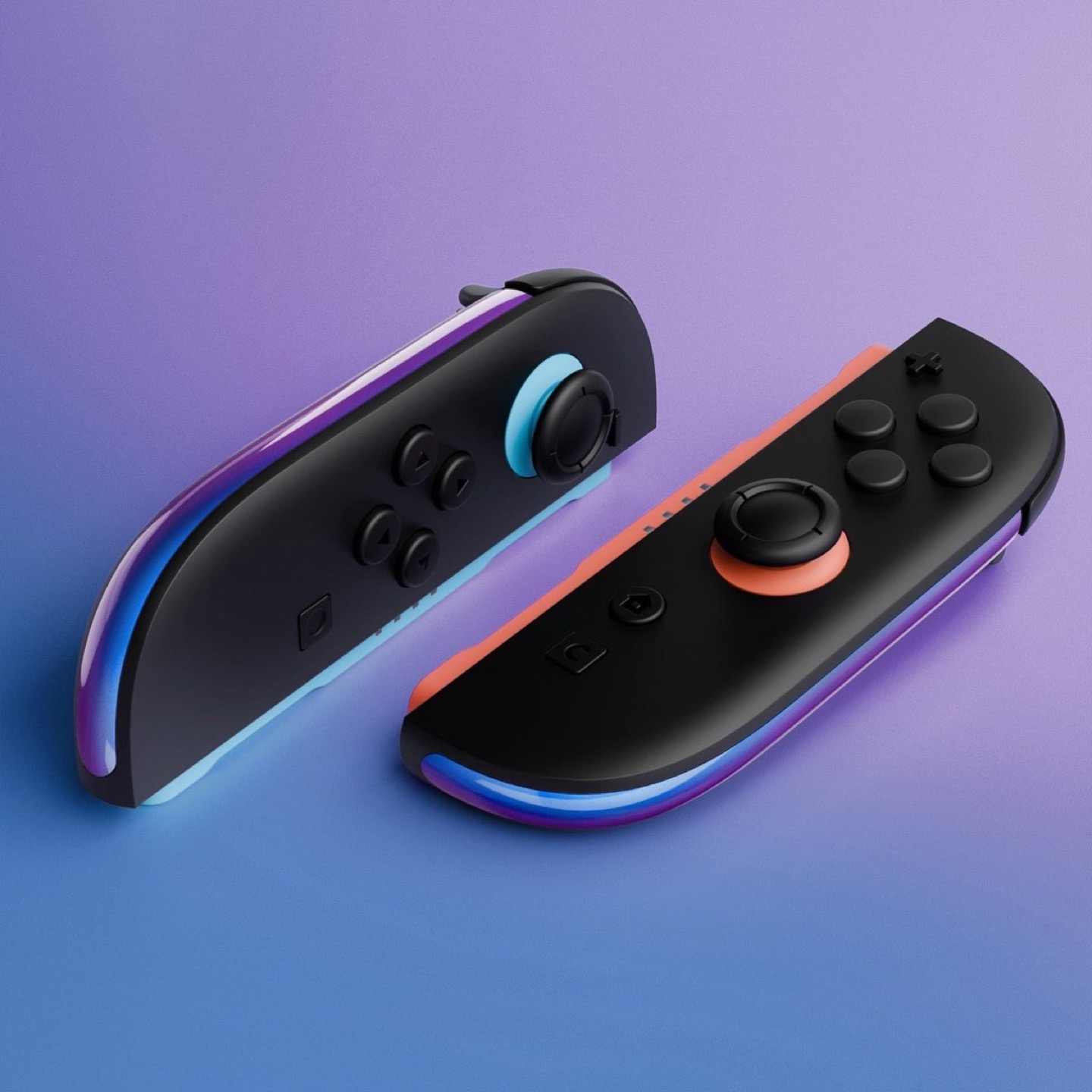 Joy-Con 2 Decorative Strip Chameleon Purple Blue