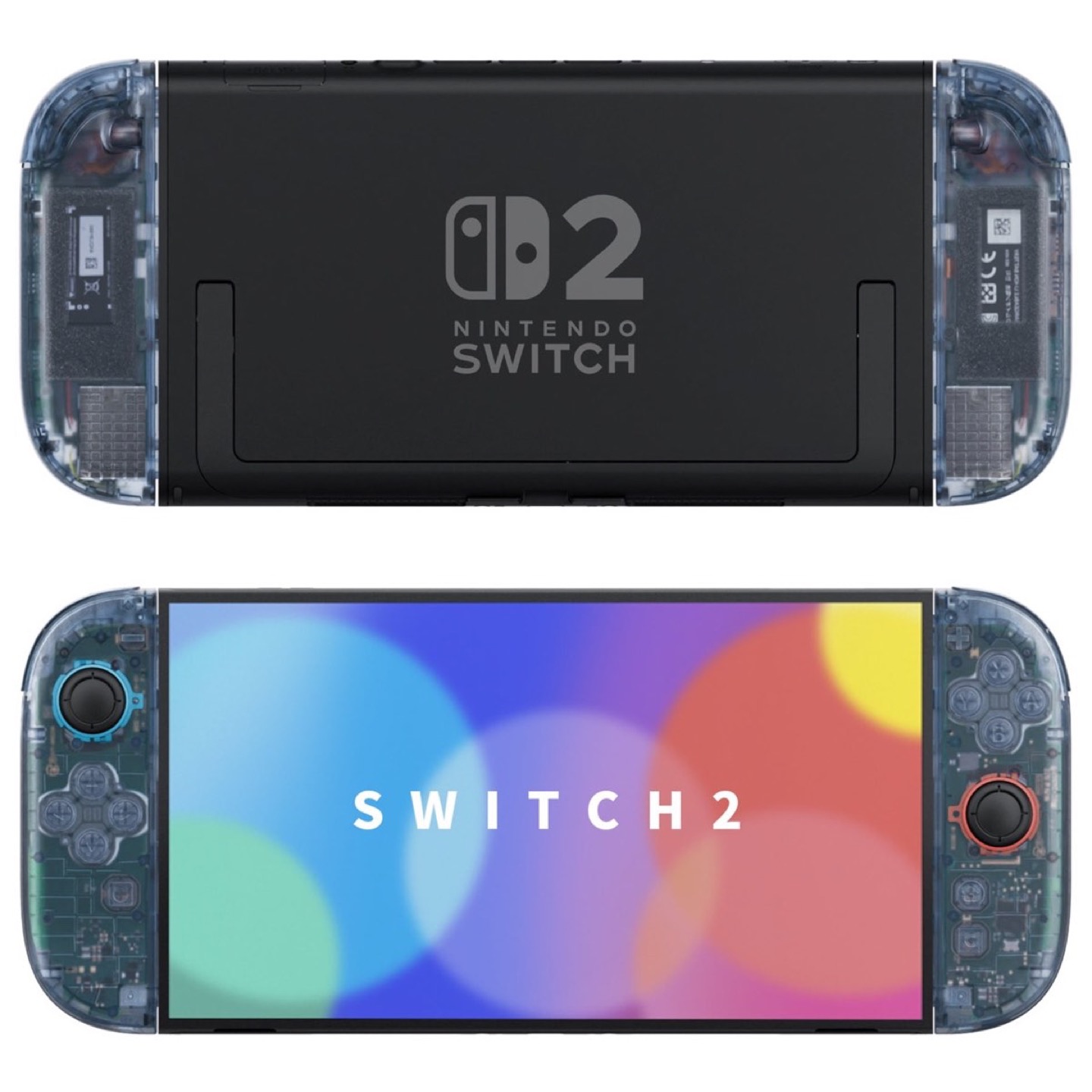 Joy-Con 2 Deluxe Shell Clear Glacier Blue