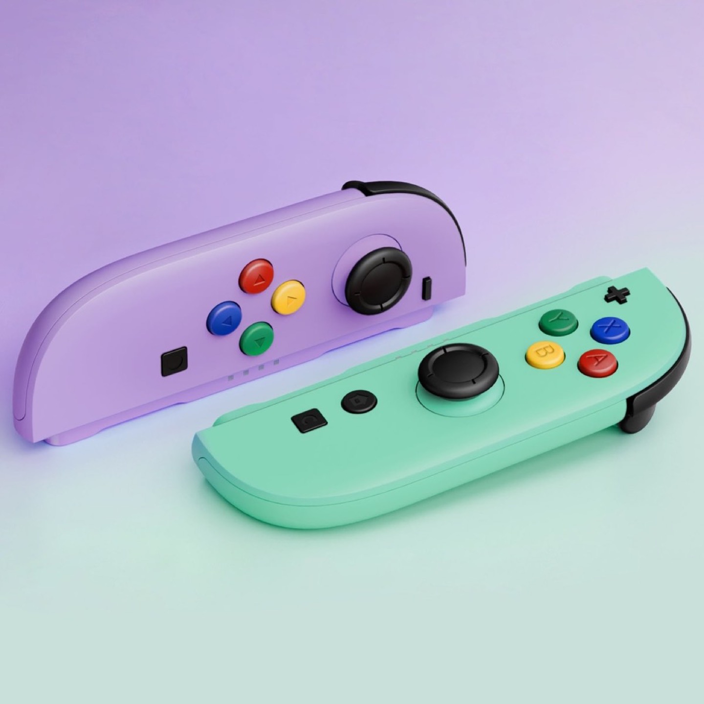 Joy-Con 2 Essence Shell Purple Green