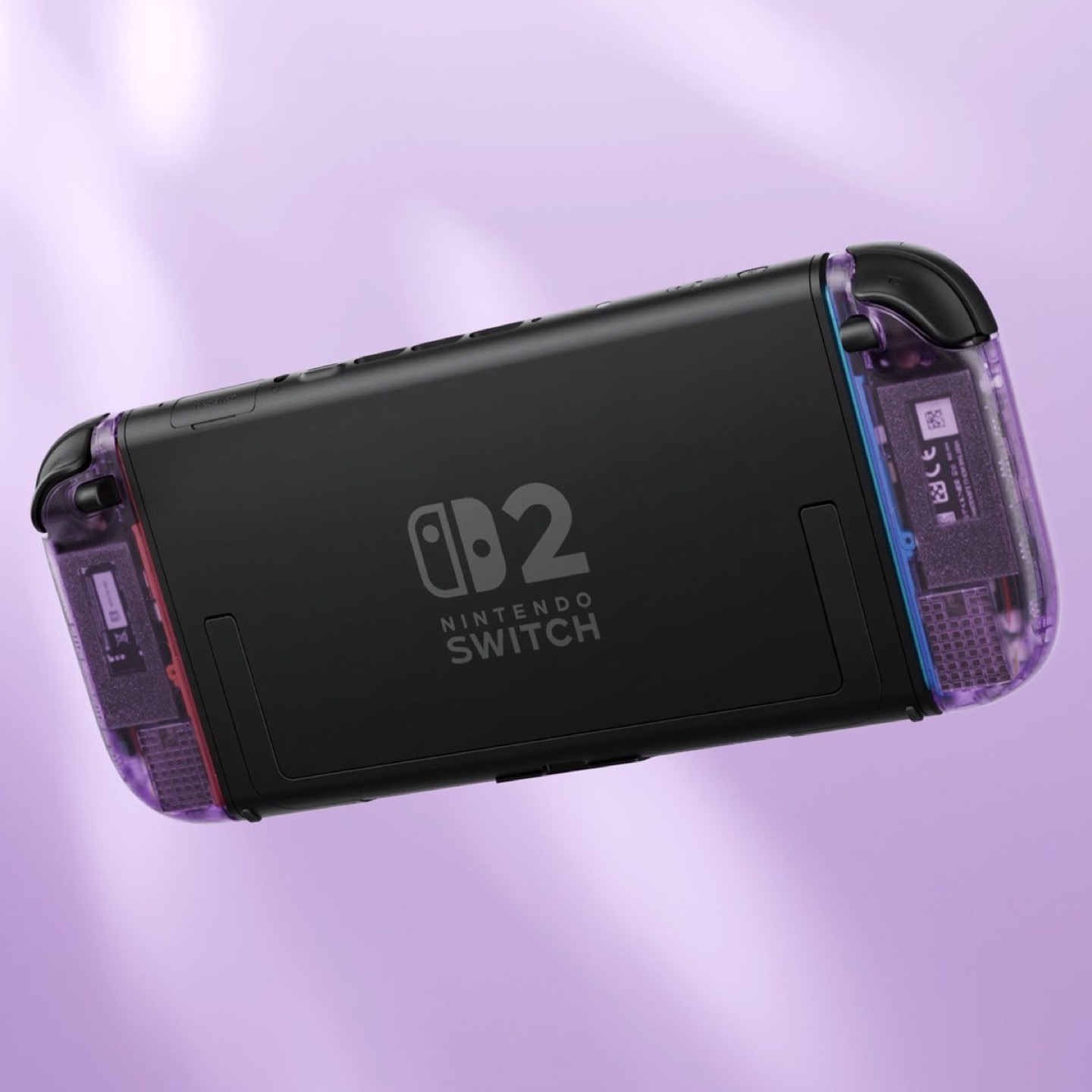 Joy-Con 2 Essence Shell Clear Atomic Purple