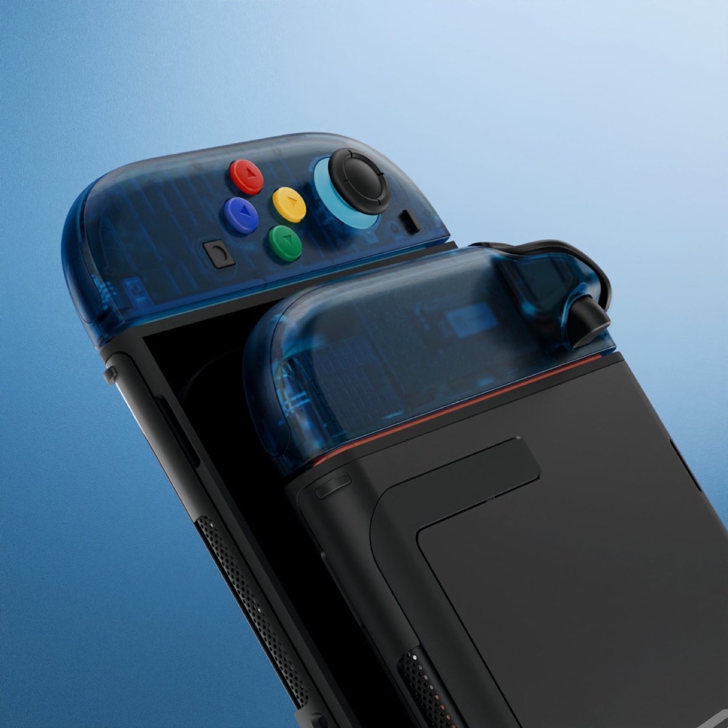 Joy-Con 2 Essence Shell Clear Blue