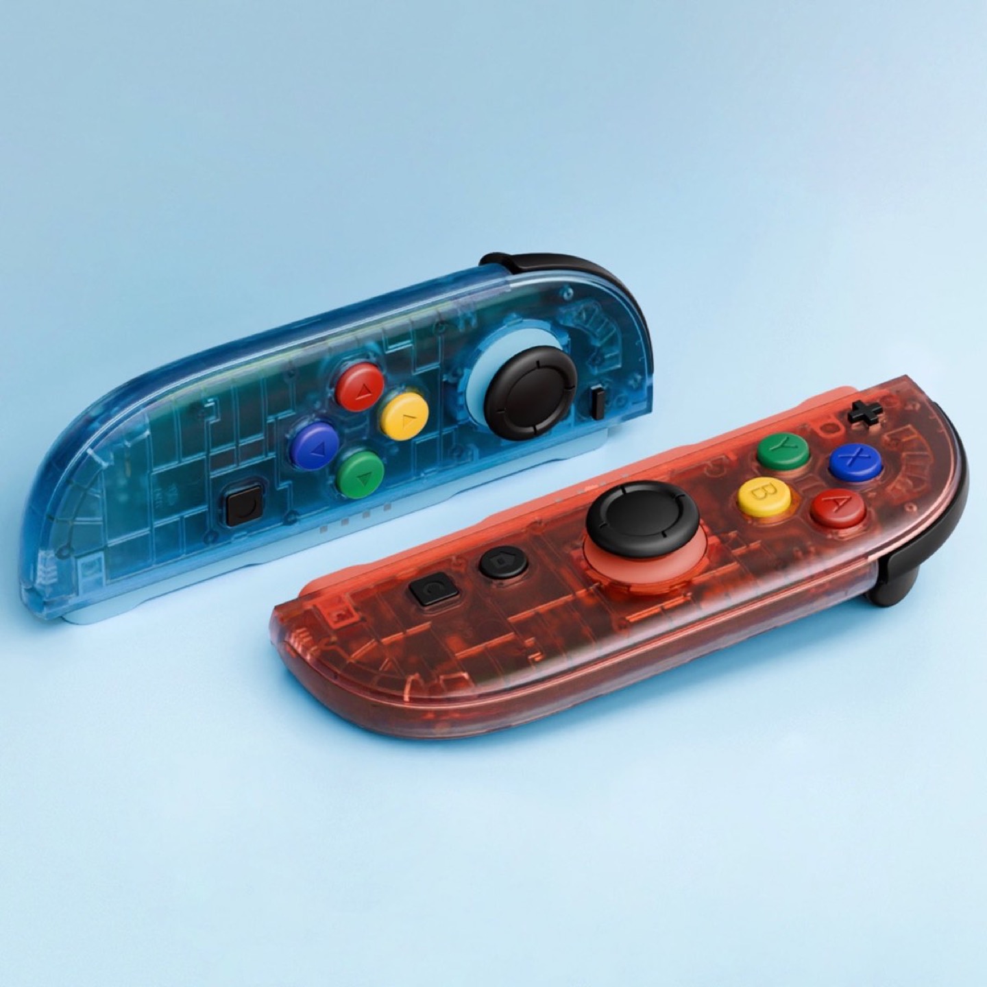 Joy-Con 2 Essence Shell Clear Blue Orange