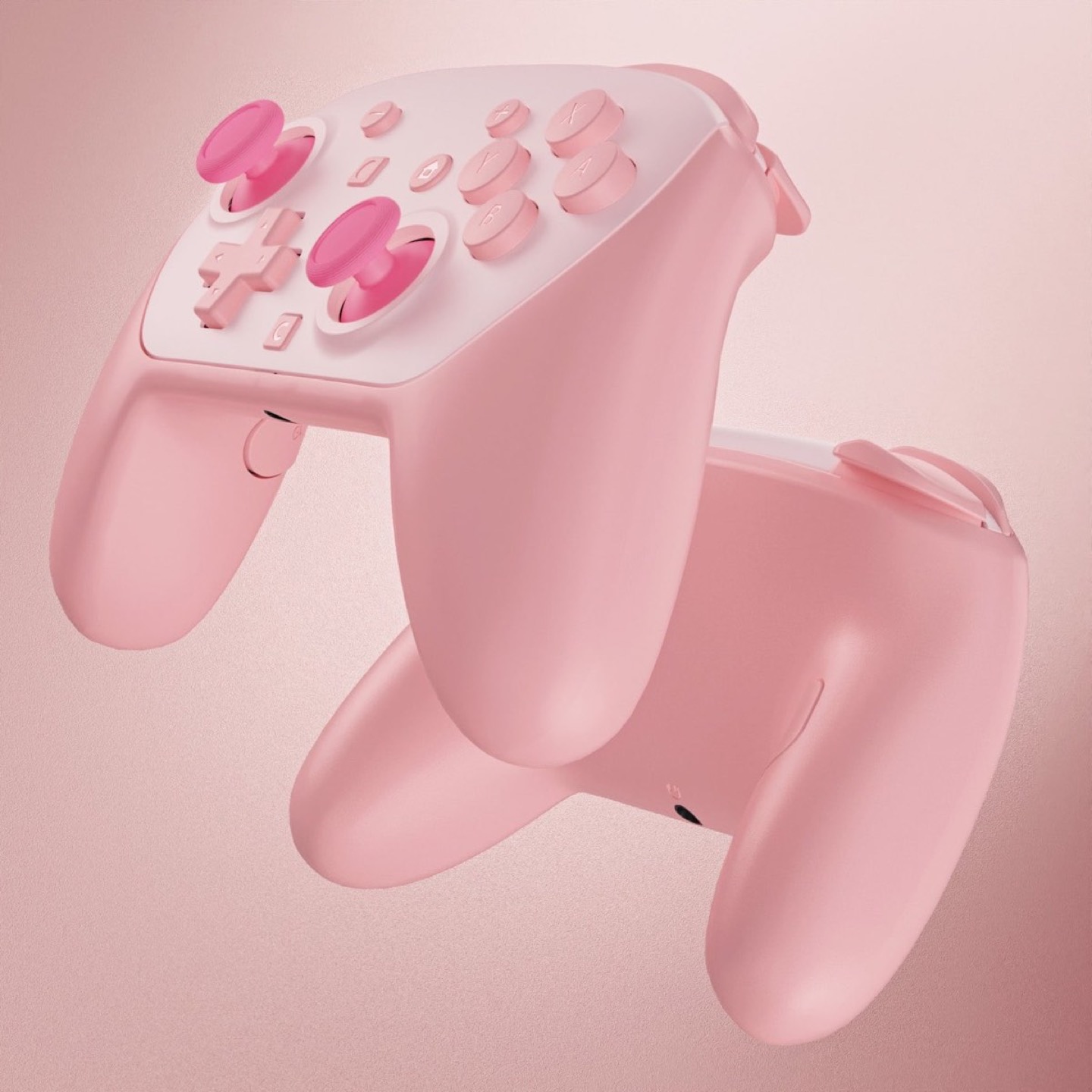 Switch 2 Pro Controller Shell Puffy Pink