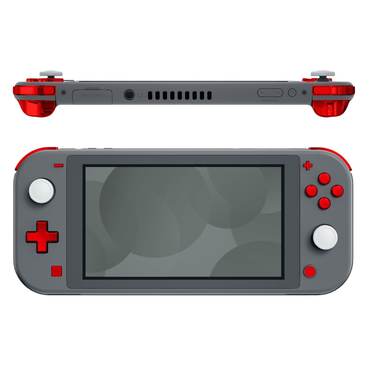 Switch Lite Buttons Chrome Red Glossy