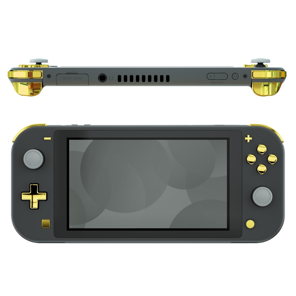 Switch Lite Buttons Chrome Gold Glossy