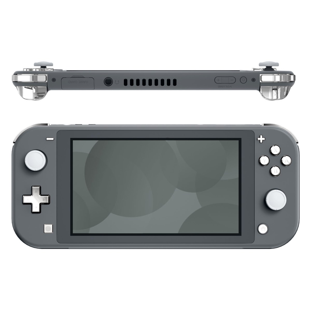 Switch Lite Buttons Chrome Silver Glossy