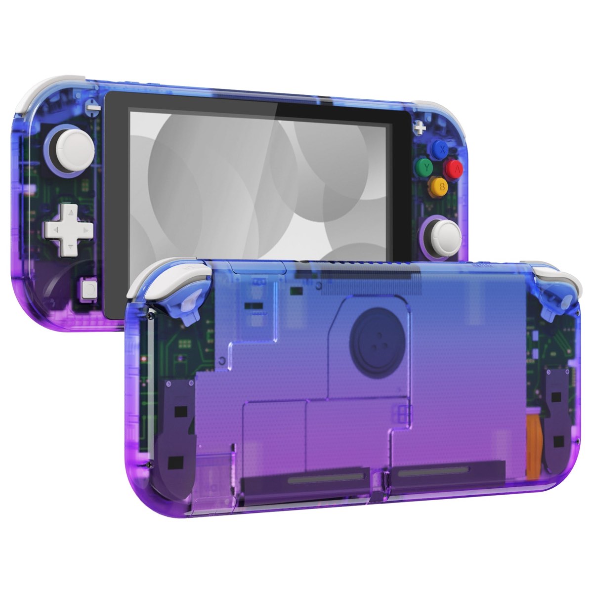 Switch Lite Full Shell Gradient Translucent Bluebell