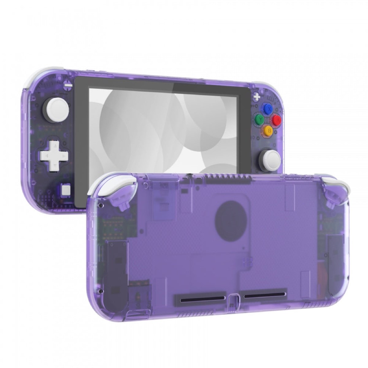 Switch Lite Full Shell Clear Atomic Purple