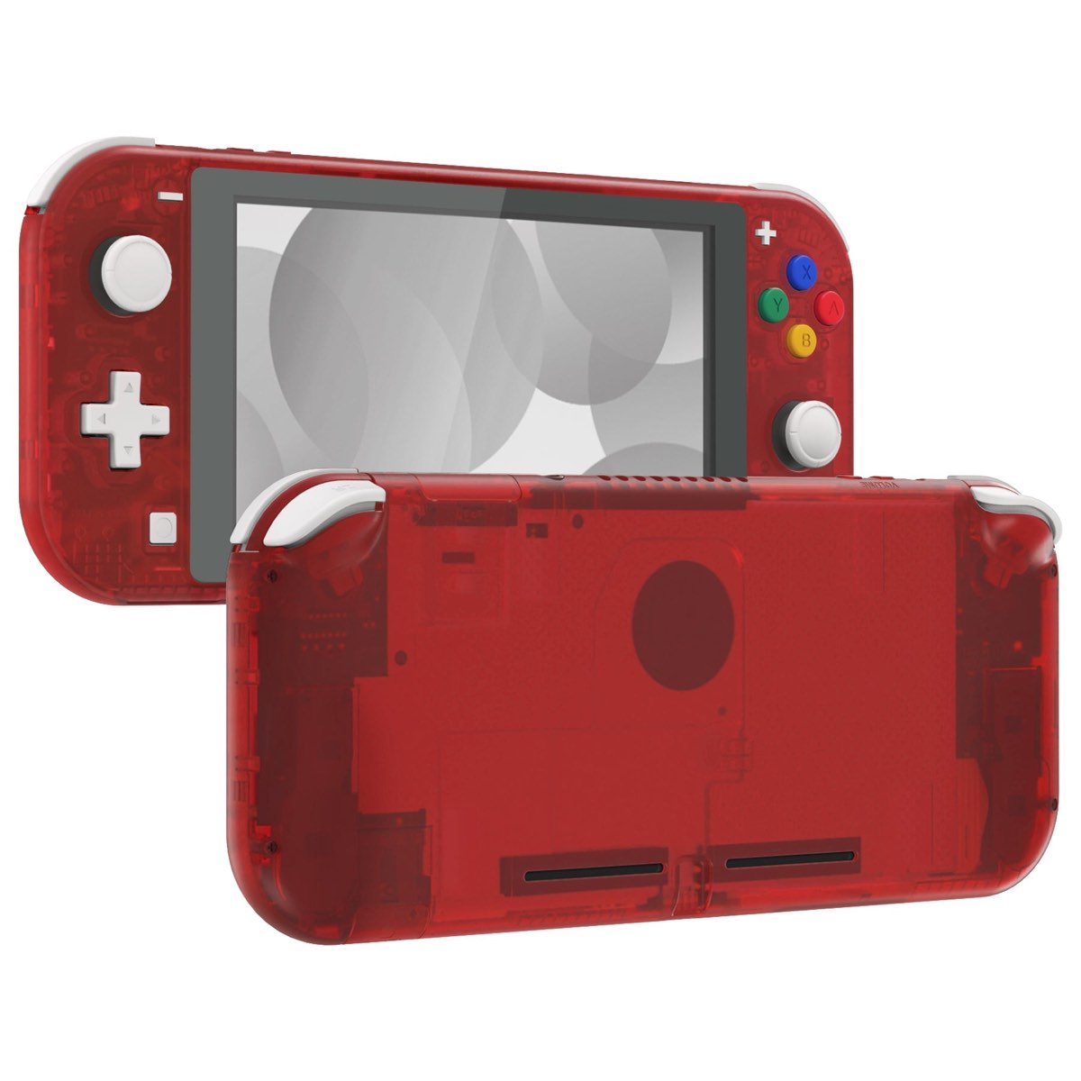 Switch Lite Full Shell Clear Red