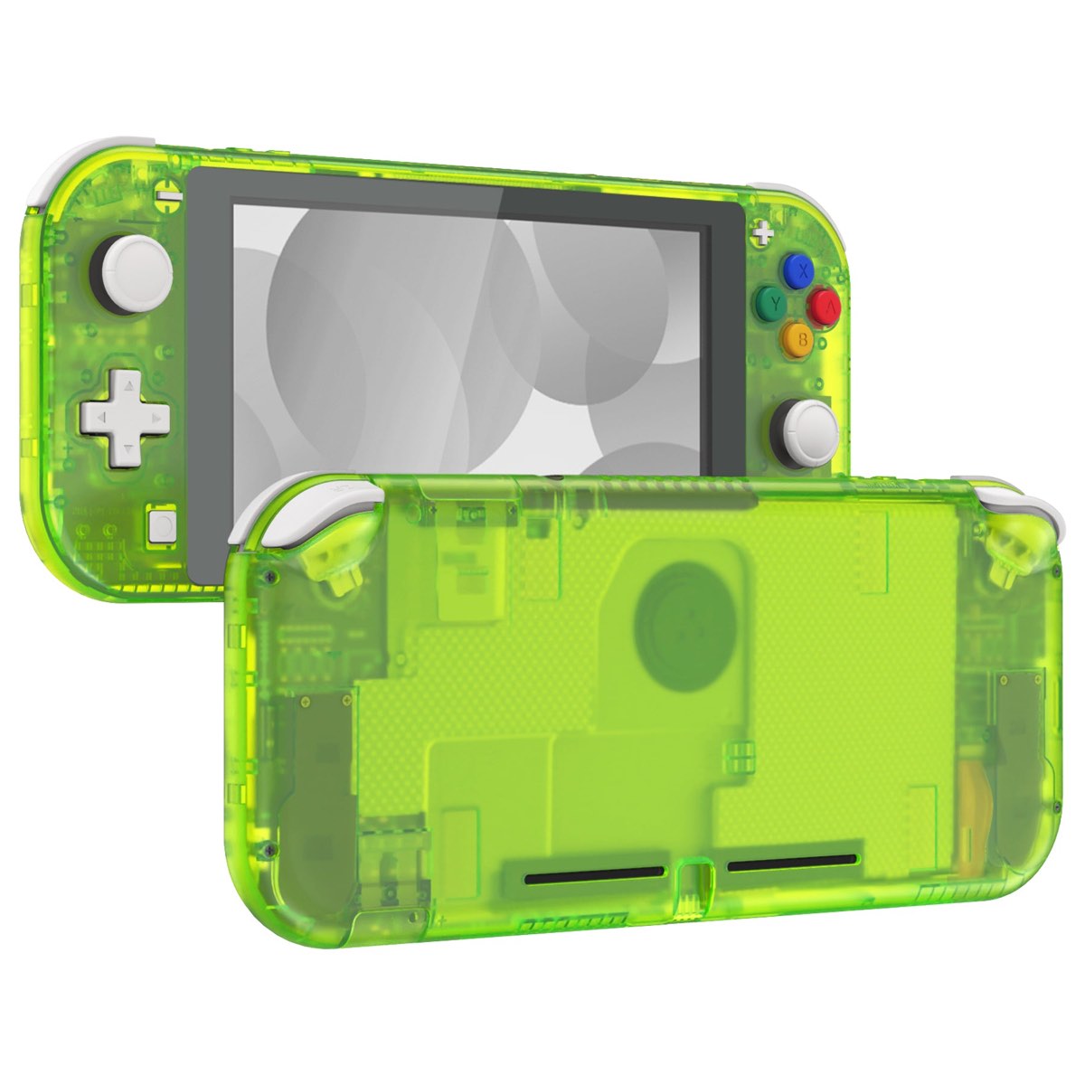 Switch Lite Full Shell Clear Lime Green